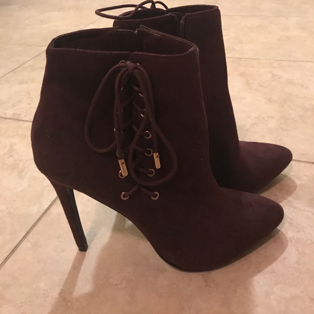 Never Worn Charlotte Ruse ankle boots!
